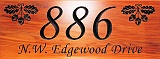 cedar sign 886